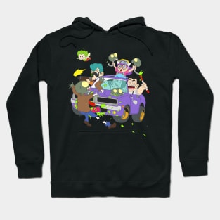 Doctor Slump zombie car rampage Hoodie